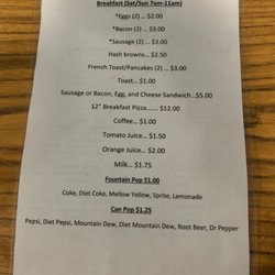 Goosey's Bar & Grill - Menu