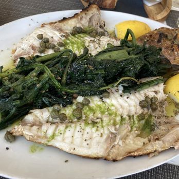 Nisi Estiatorio - Fagri with dandelion greens - Greek Near Me - Astoria, New York