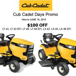 Carl F Statz & Sons - Cub Cadet Spring Sale