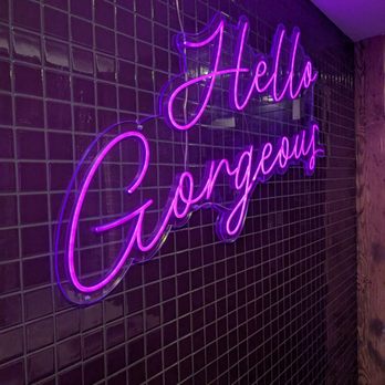 GRETA Bar YYZ - Neon sign in the women's washroom - Arcades Near Me - Toronto, Ontario GRETA Bar YYZ - Neon sign in the women's washroom - Arcades Near Me - Toronto, Ontario