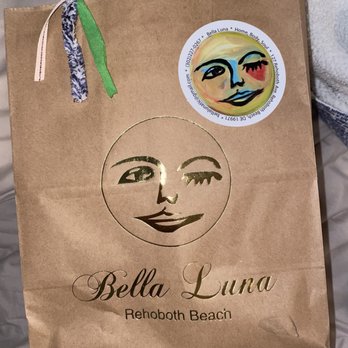 Bella Luna - official store bag and sticker they included with purchase - Jewelry Near Me - Rehoboth Beach, Delaware