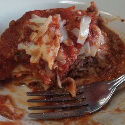 Nino D'Aversa Bakery - It wasn't the best lasagna I've had, but it was fine.
