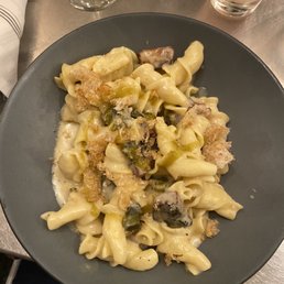 Pork belly & poblano mac Pork belly & poblano mac