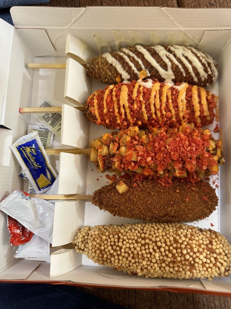 TWO HANDS FRESH CORN DOGS Updated October 2024 37 Photos & 22