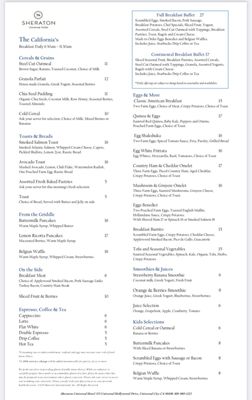 Menu photo 4 California's Restaurant Universal City, CA