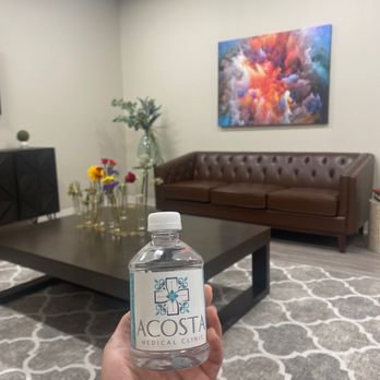 Acosta Urgent Care - Offered me cold water with their logo! Beautiful waiting room. - Urgent Care Near Me - Las Cruces, New Mexico Acosta Urgent Care - Offered me cold water with their logo! Beautiful waiting room. - Urgent Care Near Me - Las Cruces, New Mexico