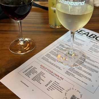 Seaboard Southend - Wine and pineapple juice for a "mocktail" - Pizza Near Me - Charlotte, North Carolina
