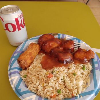 Lucky Boy Restaurant - Combo A with Diet Coke $5.60 net - American Near Me - Albuquerque, New Mexico