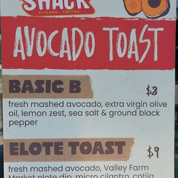 The Shack Kitchen and Coffee - Menu August 2025 - Burgers Near Me - Spring Valley, California