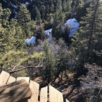 Ziplines at Pacific Crest - Southern View from one of the platforms. - Ziplining Near Me - Wrightwood, California