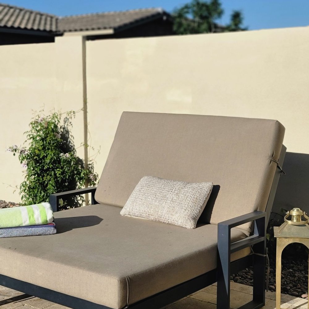 Brandon's Custom Iron Designs - Queen Chaise with adjustable back. - Furniture Stores Near Me - Mesa, Arizona