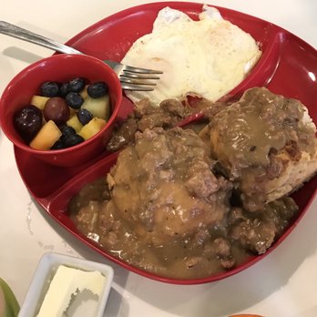 The Local - Green chile biscuits and gravy - American Near Me - Prescott, Arizona The Local - Green chile biscuits and gravy - American Near Me - Prescott, Arizona