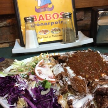 Babos Donerpoint - $8.99 medium size beef dinner plate - Greek Near Me - York, Ontario