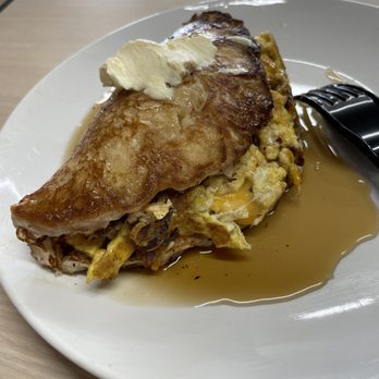 Snack Shack - The world famous pancake burrito!! - Burgers Near Me - Carbon, Texas
