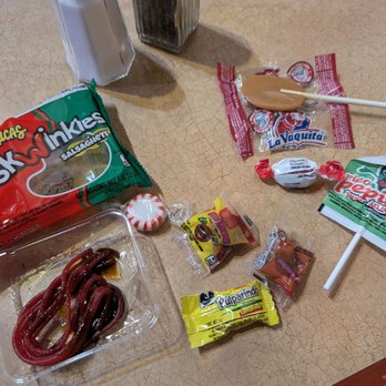 Maracas On ruby - Some of the Mexican candies. Not pictured, but my favorite was a mango flavored lollipop coated with chili powder. - Mexican Near Me - Spokane, Washington Maracas On ruby - Some of the Mexican candies. Not pictured, but my favorite was a mango flavored lollipop coated with chili powder. - Mexican Near Me - Spokane, Washington