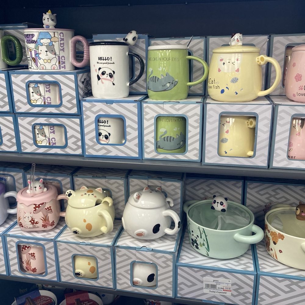 Chuchay Supermarket 2 - Coffee mugs with lids and spoon - Grocery Near Me - Columbus, Ohio Chuchay Supermarket 2 - Coffee mugs with lids and spoon - Grocery Near Me - Columbus, Ohio