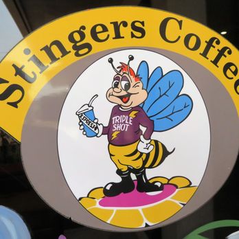 Stingers Coffee - a bee holding a cup of coffee - Coffee & Tea Near Me - Corpus Christi, Texas Stingers Coffee - a bee holding a cup of coffee - Coffee & Tea Near Me - Corpus Christi, Texas