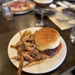 The Library on Carson - Craft blend smash burger and truffle fries