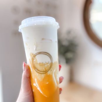 Motto Tea Cafe - Messy Mango Latte - Bubble Tea Near Me - San Gabriel, California