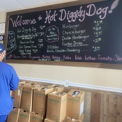 Hot Diggidy Dog - Menu Board