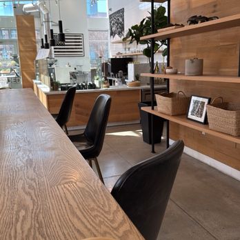 Huskins Coffee - Inside of the store. Canada Maple Latte - Coffee & Tea Near Me - Santa Ana, California