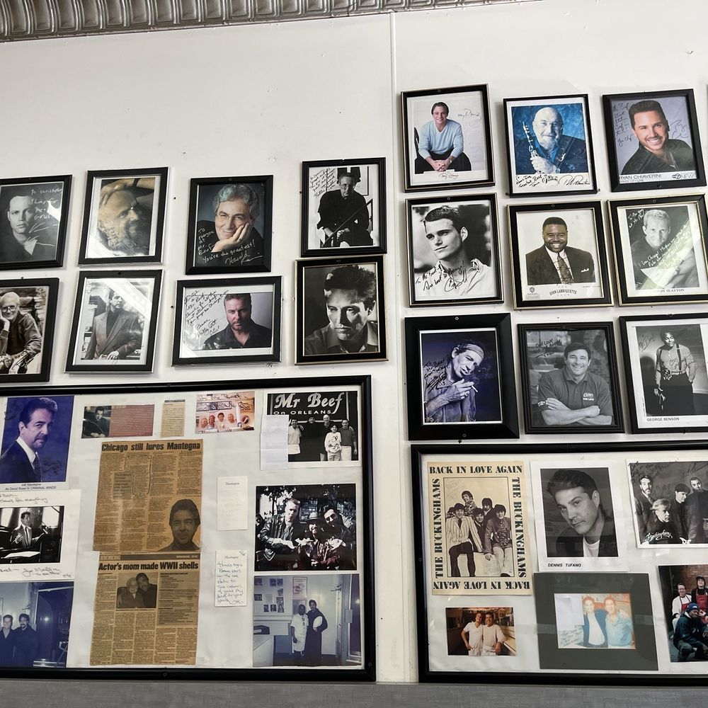 Mr. Beef - Wall of celebrities - Fast Food Near Me - Chicago, Illinois Mr. Beef - Wall of celebrities - Fast Food Near Me - Chicago, Illinois