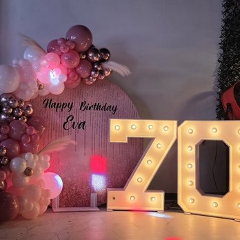 Cosmo Restobar - Balloon decor - New American Near Me - Pomona, California