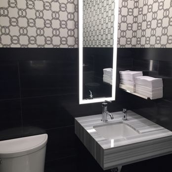 Steak 48 - Each stall has it's own sink and on the back of the door your own FULL LENGTH MIRROR. - Steakhouses Near Me - Chicago, Illinois Steak 48 - Each stall has it's own sink and on the back of the door your own FULL LENGTH MIRROR. - Steakhouses Near Me - Chicago, Illinois