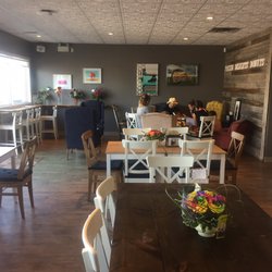 Side view of the restaurant. Cozy, home-y atmosphere.