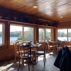 Monical's Pizza - Lake view from dining room