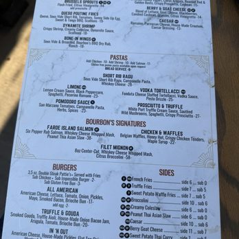 Bourbons Craft Kitchen And Bar - menu - Burgers Near Me - Cincinnati, Ohio Bourbons Craft Kitchen And Bar - menu - Burgers Near Me - Cincinnati, Ohio