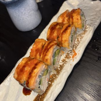 Toromi Sushi - Baked Salmon Roll - Sushi Bars Near Me - West Covina, California Toromi Sushi - Baked Salmon Roll - Sushi Bars Near Me - West Covina, California