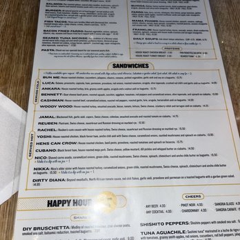 Olive & Finch - Menu - New American Near Me - Denver, Colorado