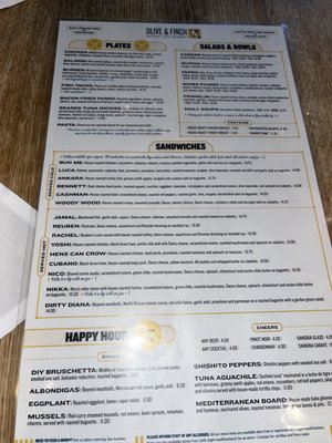 Menu photo 2 Olive & Finch Denver, CO