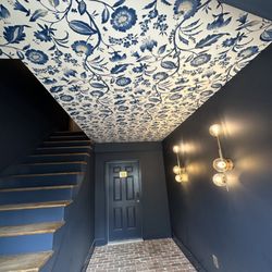 Wallpaper by Marsha - Foyer ceiling