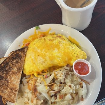 Doug's Diner - Thornton - Pave Omletttw with browns and wheat toast,fresh brewed coffee - Breakfast & Brunch Near Me - Thornton, Colorado Doug's Diner - Thornton - Pave Omletttw with browns and wheat toast,fresh brewed coffee - Breakfast & Brunch Near Me - Thornton, Colorado