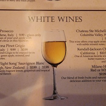 Milano's Pizzeria - Wine list - Pizza Near Me - Mesa, Arizona