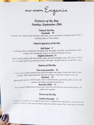 Menu photo 2 Our Mom Eugenia - Mosaic Fairfax, VA