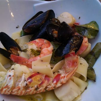 Veloute Bistro & Catering - Overcooked seafood papperdelle - Italian Near Me - Etobicoke, Ontario