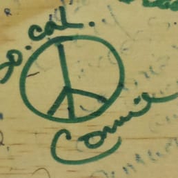Signing the I was here board if you will. Left my stamp. Cool to see past visitors places. Signing the I was here board if you will. Left my stamp. Cool to see past visitors places.