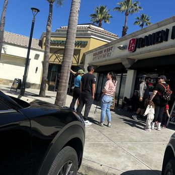 Ramen Mura - Saturday morning, 5 parties lined up to get in 10 minutes before opening. - Ramen Near Me - Orange, California Ramen Mura - Saturday morning, 5 parties lined up to get in 10 minutes before opening. - Ramen Near Me - Orange, California