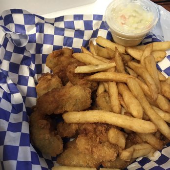 Captain Hook’s - Fried oyster dinner. Good fries! - Fish & Chips Near Me - Youngstown, Ohio