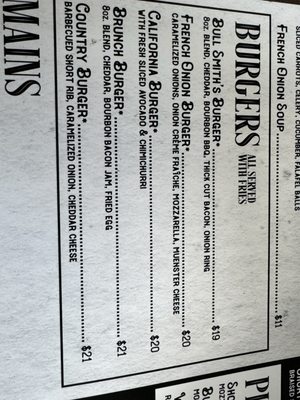 Menu photo 4 Bull Smith's Tavern Smithtown, NY