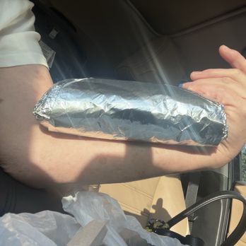 Burro-itos - Surf and turf Burrito was amazing! It is so huge. I could only eat 1/4 of it!  The filling was plentiful with plenty of shrimp and meat. - Mexican Near Me - Farmersville, Texas