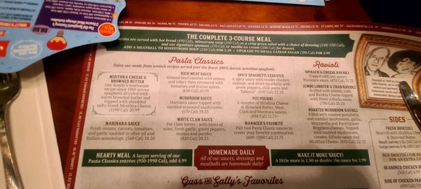 Menu photo 4 The Old Spaghetti Factory Rancho Mirage, CA Menu photo 4 The Old Spaghetti Factory Rancho Mirage, CA