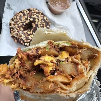 Magee's Donuts - B6. Soy Chorizo Burrito with avocado - Donuts Near Me - Los Angeles, California