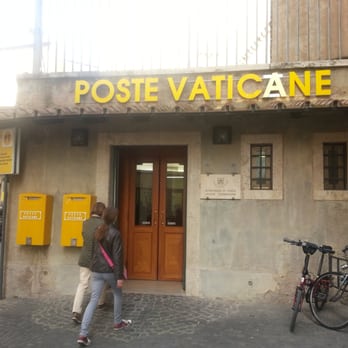 Poste Vaticane - The famous yellow signage - Post Offices Near Me - Rome, RM