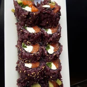 Harumi - Philly roll add jalapeño. I'm sure the rice must be healthier than white rice. Most important, it was tasty with big chunks of salmon. - Japanese Near Me - Phoenix, Arizona