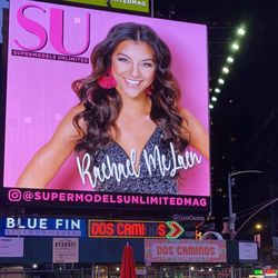Tracy Schulz - One of the billboards in Times Square NY I have done hair and makeup for.