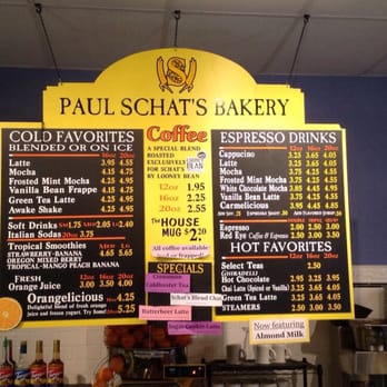 Paul Schat's Bakery - Menu board - Bakeries Near Me - Carson City, Nevada Paul Schat's Bakery - Menu board - Bakeries Near Me - Carson City, Nevada